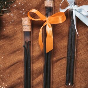 Vaniļas pākstis 3 gb stikla kolbā